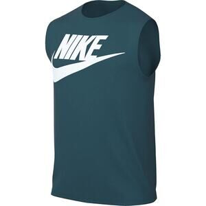 NWT Nike Sportswear Men's Futura Icon Tank (Geode Teal/White, X-Large)